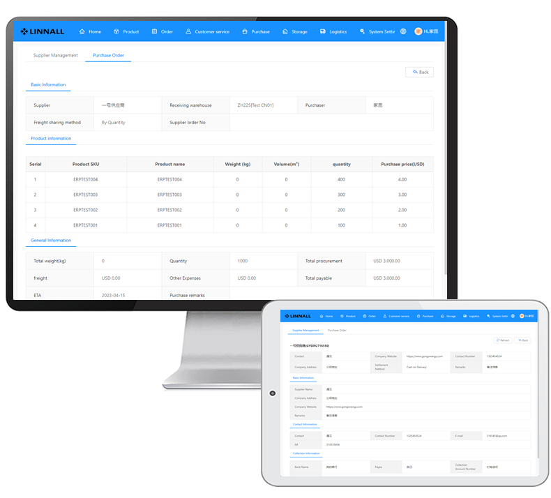 Desktop representing the platform.