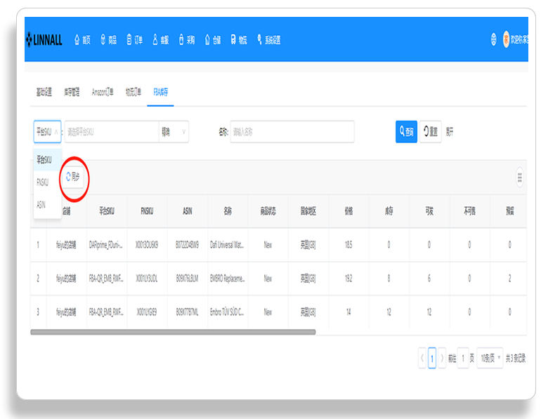 Tablet representing the platform.